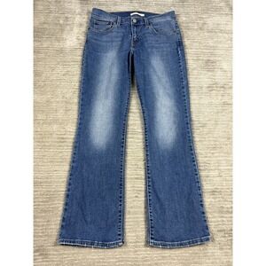 Levi 415 Jeans Womens 27x30 Blue Relaxed Fit Bootcut Dark Wash Midrise Casual